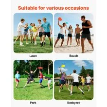 VEVOR Disc Golf Set with Putter Mid-Range and Driver Discs 3 Pack for Beginners