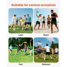 VEVOR Disc Golf Set with 6 Discs Mini Disc Marker and Portable Starter Bag