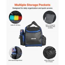 VEVOR Disc Golf Set with 12 Discs Mini Disc Marker and Portable Starter Bag