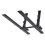 VEVOR Pallet Forks 1814 kg 1524 mm Clamp-On Pallet Forks Anti-Tilt Bar, Tractor Attachment for Skid Steer & Loader Bucket, Adjustable Stabilizer Bar, Heavy-Duty Reinforced Bucket Fork, Orange Tips
