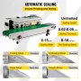 VEVOR Continuous Sealing Machine FR-900 Auto Sealing Sealer Machine Horizontal Sealing Sealer for PVC Membrane Bag Film (FR900)