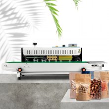 VEVOR Continuous Sealing Machine FR-900 Auto Sealing Sealer Machine Horizontal Sealing Sealer for PVC Membrane Bag Film (FR900)