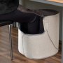 VEVOR Under Desk Space Heater,Rollable Foot Warmer Portable for Home&Office,Timer & Secure,Quiet for Legs,Ankles,Touch&Remote Control Personal Electric Round Surround Warming Pad,Over-Heat Protection