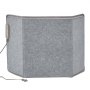 VEVOR Under Desk Space Heater,Foldble Foot Warmer Portable for Home&Office,Timer & Secure,Quiet for Legs,Ankles,Touch&Remote Control Personal Electric Wall Foot Warming Pad,Over-Heat Protection
