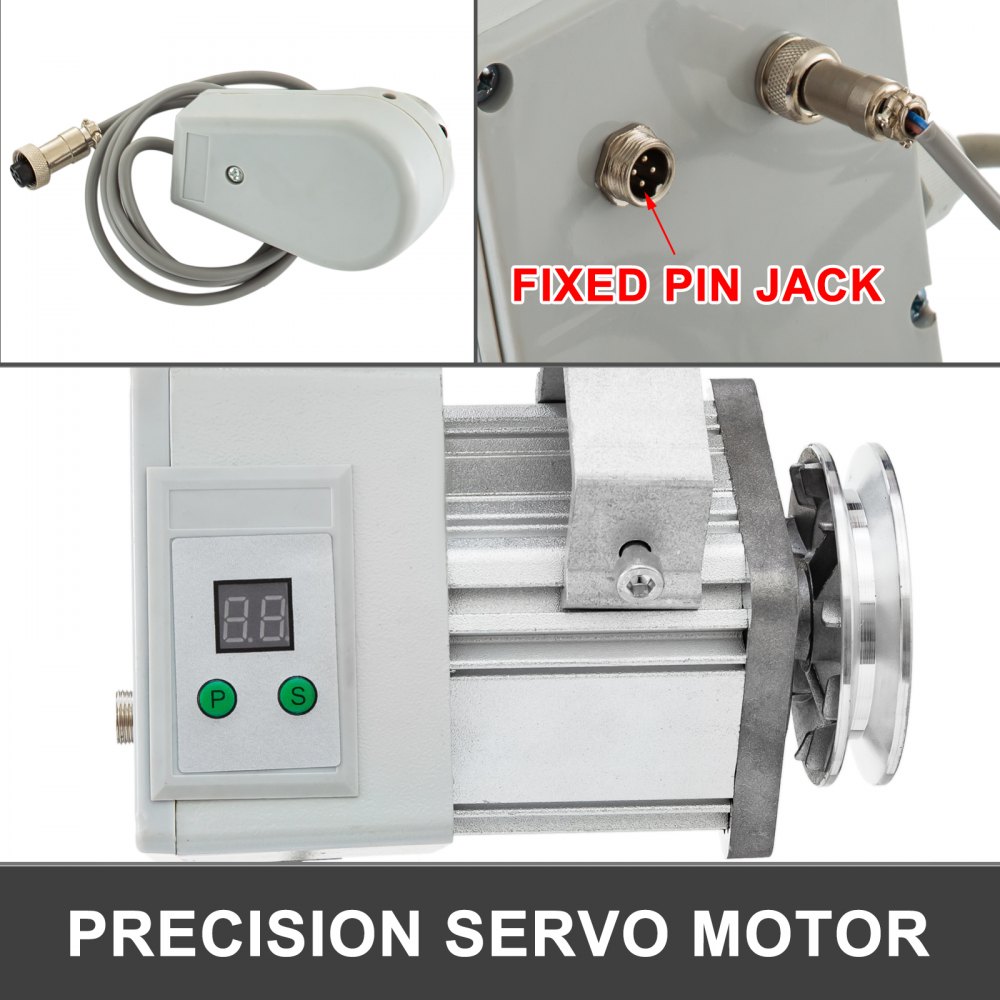 400W Energy Saving Brushless Mute Servo Motor +Needle Position Sewing Machine