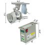 Servomotor para máquina de coser VEVOR, 550W 110V 4500rpm Servomotor sin escobillas con posicionador de aguja Ahorro de energía