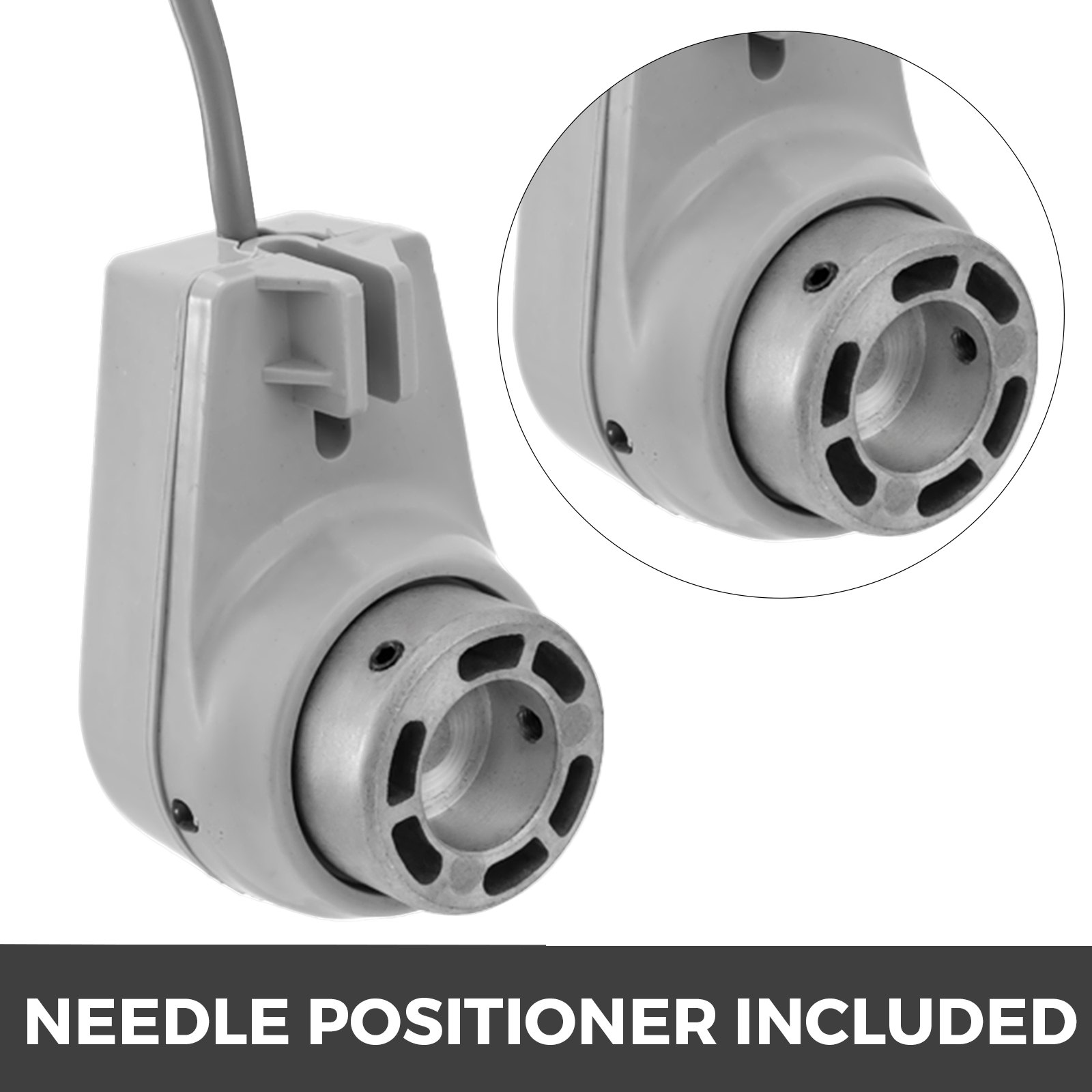 Servomotor para máquina de coser VEVOR, 550W 110V 4500rpm Servomotor sin escobillas con posicionador de aguja Ahorro de energía