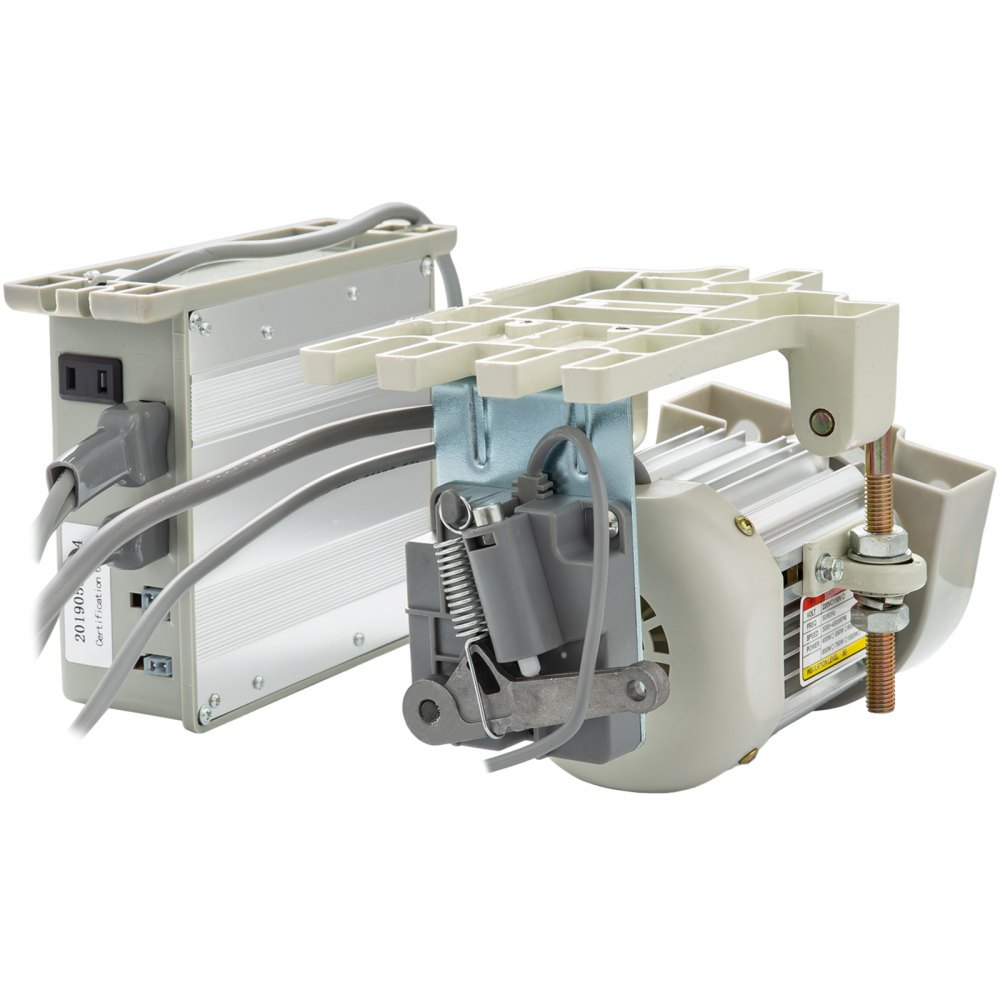 VEVOR 220V 600W Sewing Machine Servo Motor Max Speed 4500RPM Energy Saving Mute Tie Bar Brushless Servo Motor with Needle Positioner for Industrial Sewing Machine