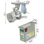 VEVOR 110V 750W 1HP Sewing Machine Servo Motor Max Speed 3500RPM Energy Saving Mute Tie Bar Brushless Servo Motor for Industrial Sewing Machine