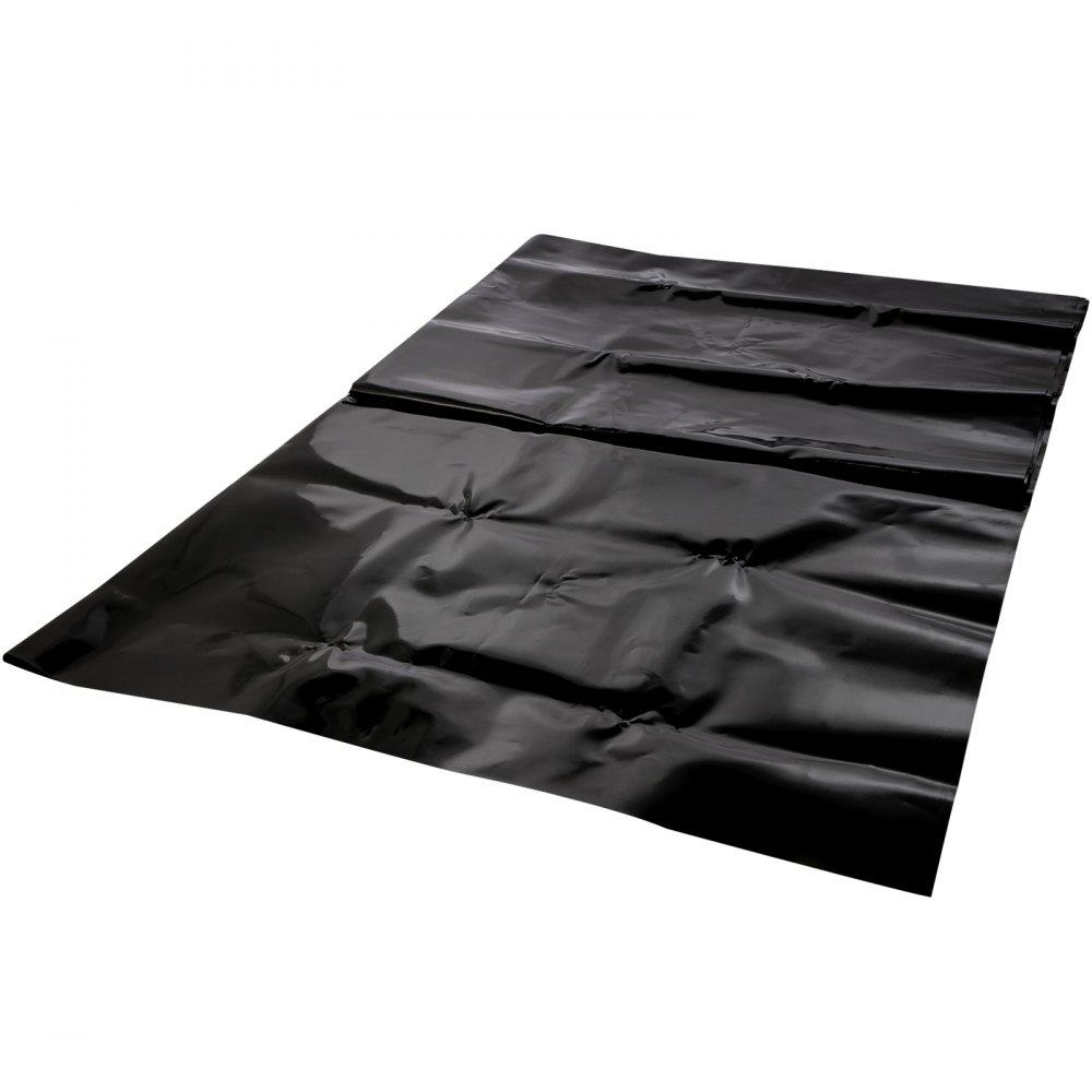 VEVOR Pond Liner, 13x20 ft, 20 Mil Pond Liners for Outdoor Ponds, HDPE Pond Underlayment for Fountain, Small Pond, Fishpond, Waterfall, Water Garden, Black