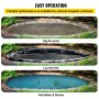 VEVOR Pond Liner, 13x20ft Pond Skins, 20 Mil HDPE Small Pond Liner for Water Garden, Fish Pond, Water Fountain, Waterfall, Koi Pond, Golf Course, Sewage Pool, Aquaculture Farming, Artificial Lake