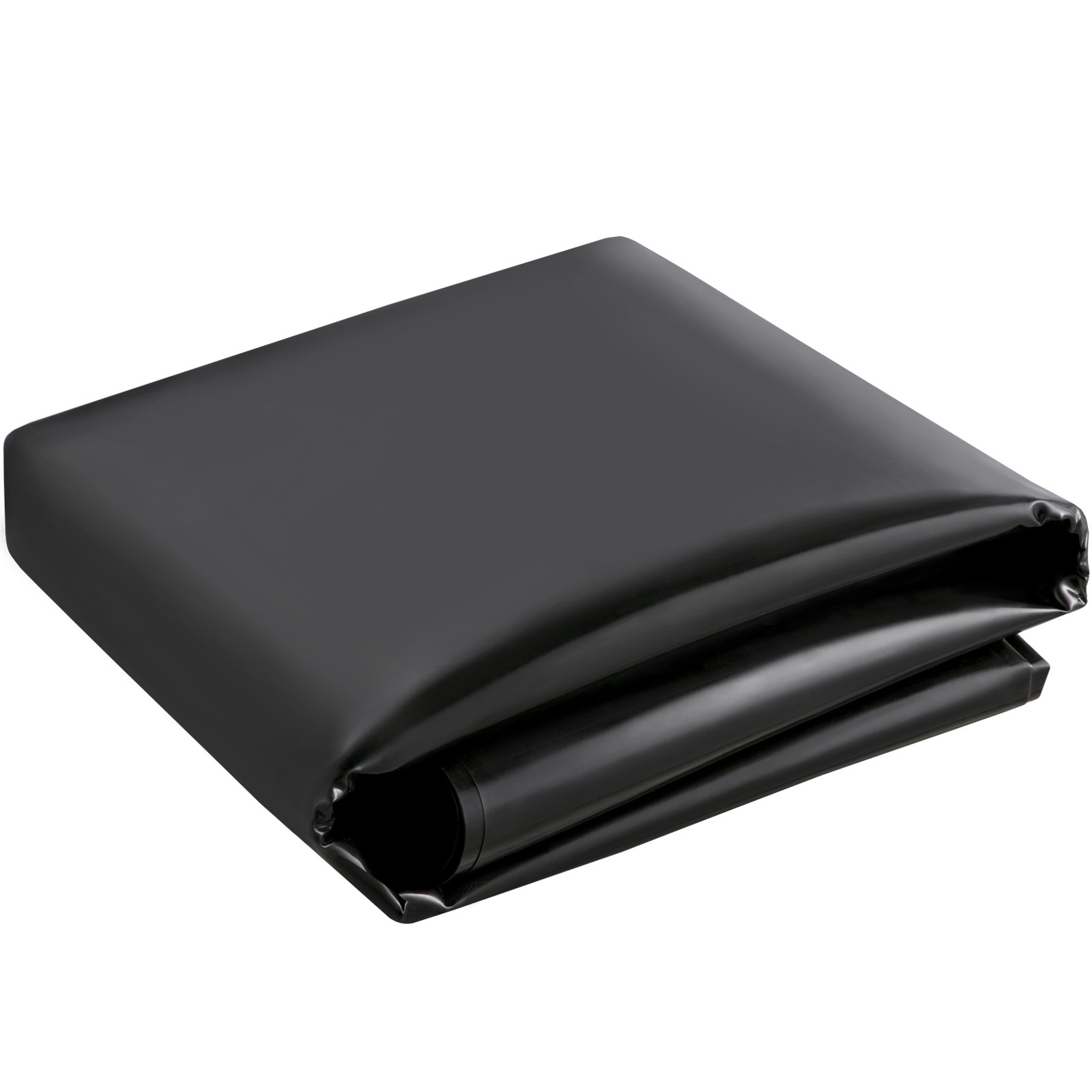 VEVOR Pond Liner, 13x20 ft, 20 Mil Pond Liners for Outdoor Ponds, HDPE Pond Underlayment for Fountain, Small Pond, Fishpond, Waterfall, Water Garden, Black