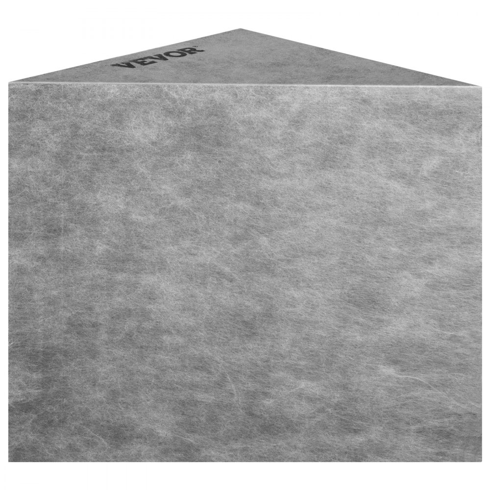 grey corner VEVOR tile shower seat with texture for waterproof and durable support in shower installations.