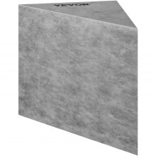 VEVOR Tile Shower Seat, 22.4\" x 16\" x 20\" Ready to Tile Shower Seat, Factory Waterproof & 100% Leak Proof Tileable Shower Corner Seat, 440lbs Load-Bearing Triangular Board Shower Bench, Grey