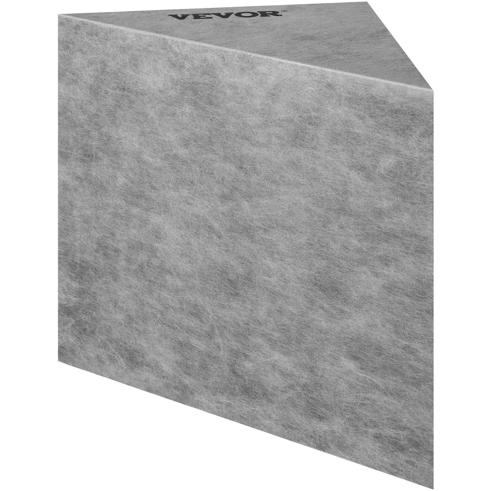 triangular grey VEVOR tile shower seat with a textured surface, designed for ease of installation.
