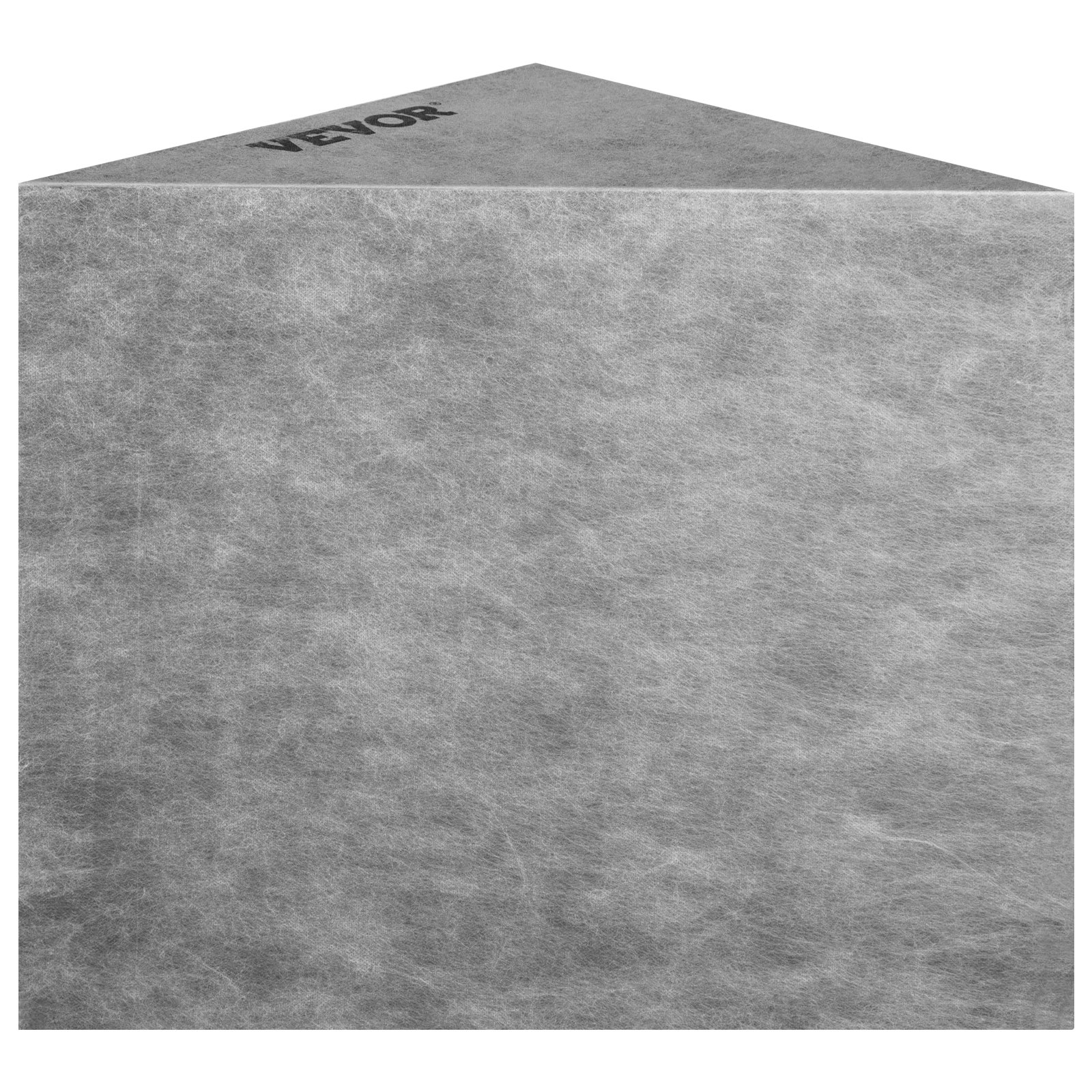 grey corner VEVOR tile shower seat with texture for waterproof and durable support in shower installations.