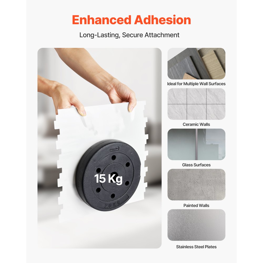 VEVOR Peel and Stick Backsplash 10-Sheet, 12 x 12 x 0.78 inch / 305 x 305 x 2.0 mm Self-Adhesive Wall Tiles, Stick on Subway Tile Backsplash for Kitchen, 3D Back Splashes for Bathroom, Stone-Look