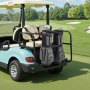 VEVOR Golf Cart Bag Holder, 53.9 x 7.7 x 2.4 Inch, Compatible with Most 2+2 Golf Cart Rear Seat with 1.2-Inch Square Tubes, Adjustable Rear Seat Carts Club Holder with Strap, No Drilling Required