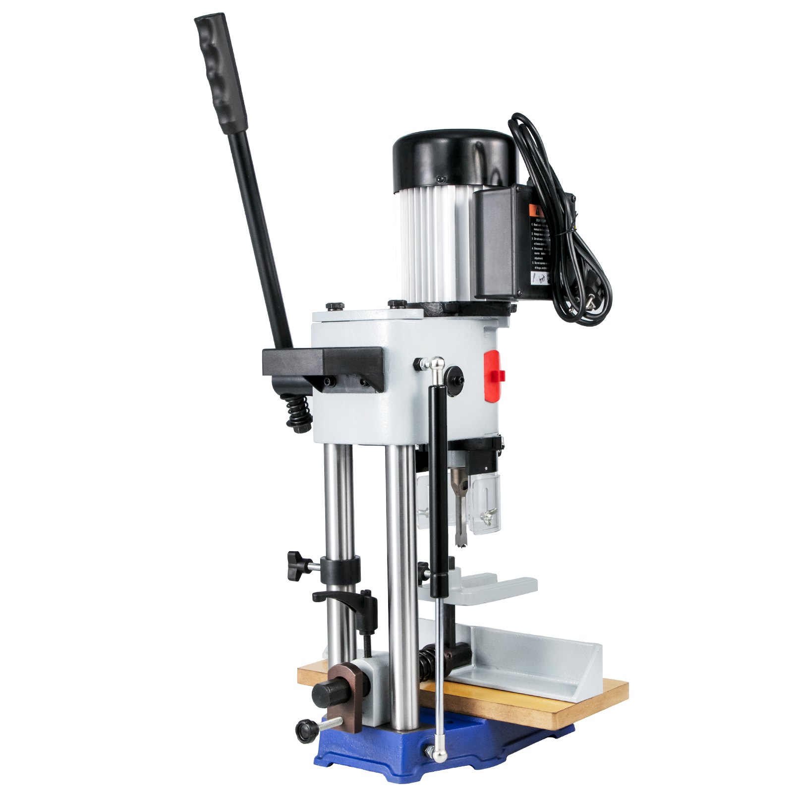 VEVOR Bench Morticer 1/2 HP 1400RPM Benchtop Drill Presses 60 Pounds Weigh Benchtop Mortising Machine 13mm Chuck Capacity for Internal Grinding Metal Drilling Cutting Wooden Mortises