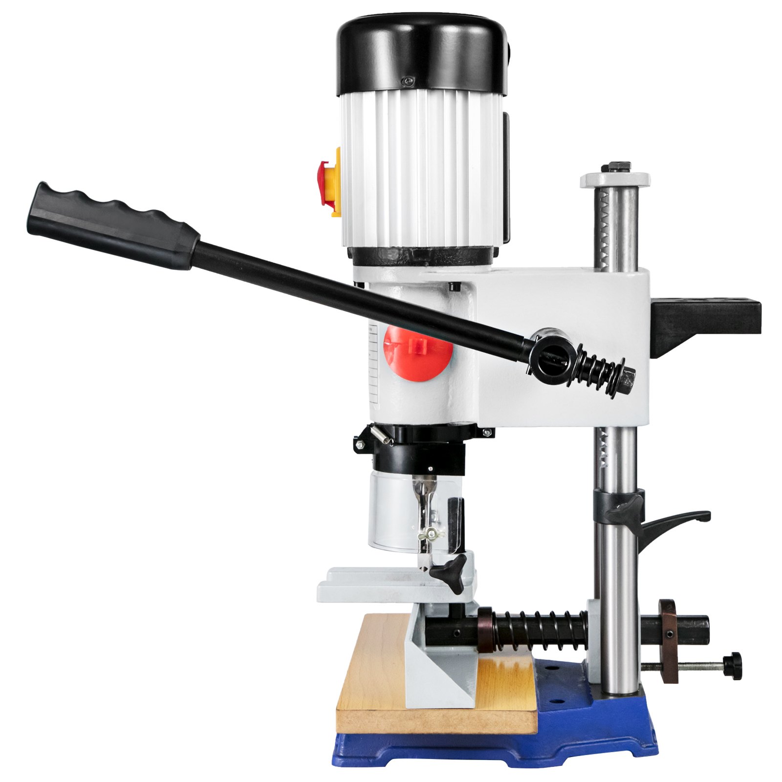 VEVOR Bench Morticer 1/2 HP 1400RPM Benchtop Drill Presses 60 Pounds Weigh Benchtop Mortising Machine 13mm Chuck Capacity for Internal Grinding Metal Drilling Cutting Wooden Mortises