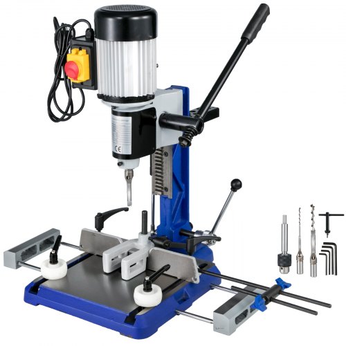 Chisel Mortising Machine 240V 1/2HP Heavy Duty Drill Bit Set 2 Extenstions