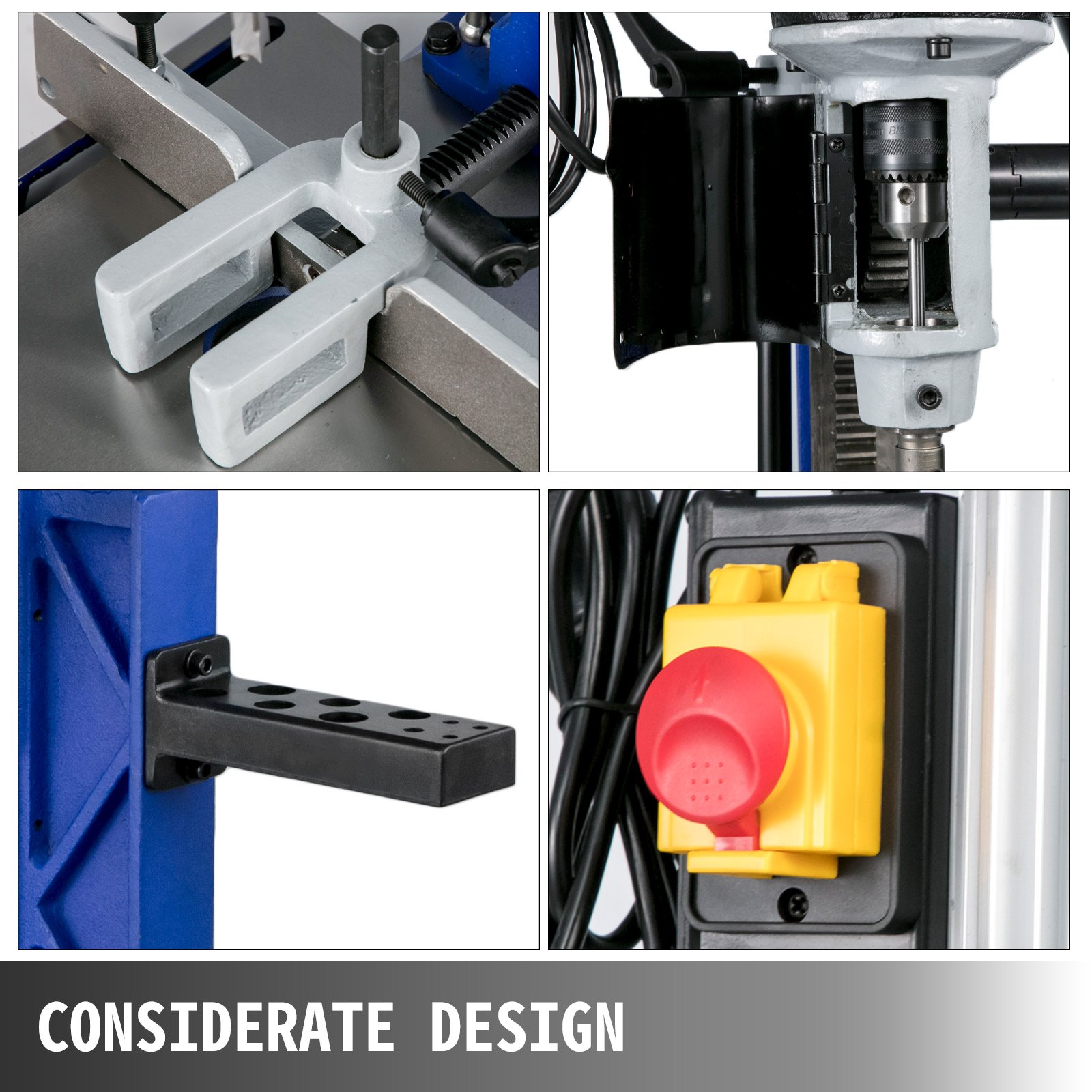 Chisel Mortising Machine 240V 1/2HP Heavy Duty Drill Bit Set 2 Extenstions