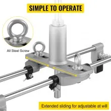 VEVOR 16-Piece Door Lock Hole Opener Kit, Lock Mortiser Door Fitting Kit with 3pcs Tungsten Steel Cutters & Accessories,Mortising Jig Tool Hole Saw Door Opener, for Wooden Doors