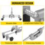VEVOR 5 Minute Morticer JIG1 Door Lock Mortiser Kit Lock Fitting Jig Door Lock Mortiser Kit with 3 Cutters 18 22 25mm
