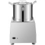VEVOR 110V Commercial Food Processor 10L Capacity 1100W Electric Food Cutter 1400RPM Stainless Steel Food Processor Perfect for Vegetable Fruits Grains Peanut Ginger Garlic
