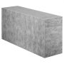 VEVOR tile shower seat in rectangular shape with a gray textured surface.