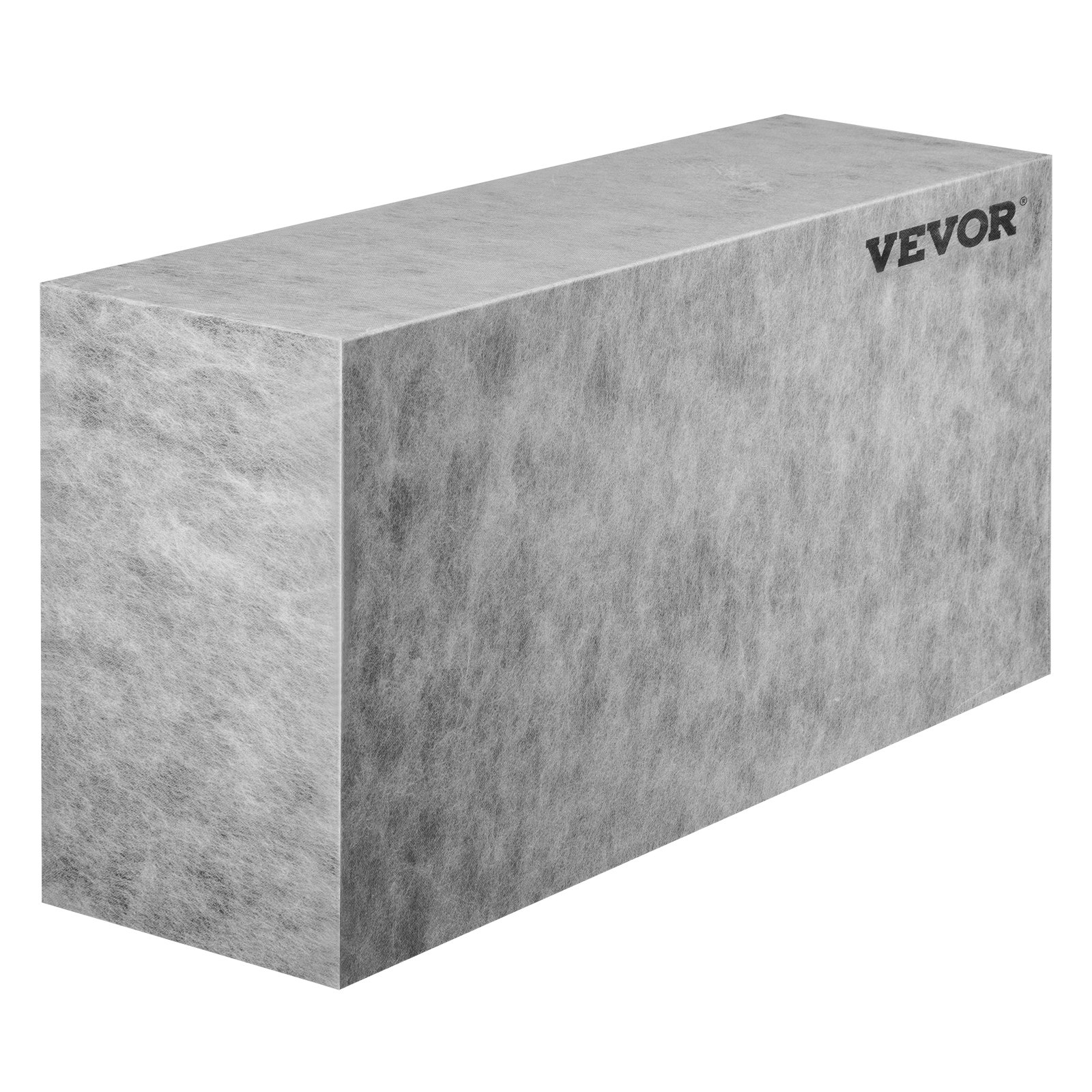 gray VEVOR tile shower seat with a textured surface and VEVOR logo.