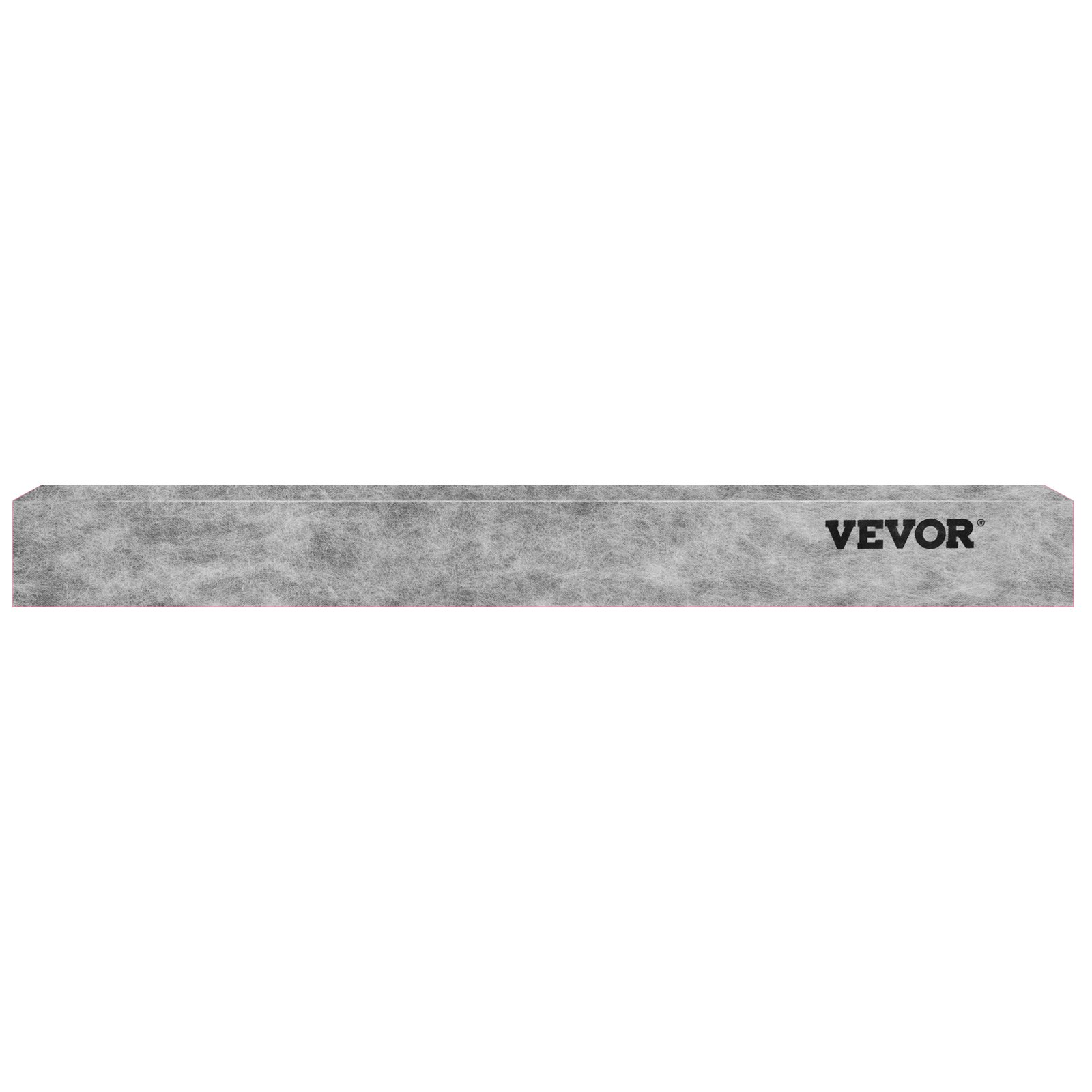 gray VEVOR shower curb with black logo on a white background.