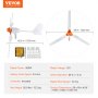VEVOR 800 W tuuliturbiinigeneraattori 12 V 3-lapainen tuuliturbiinisarja ja MPPT-ohjain