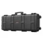 VEVOR Hard Rifle Case, Lockable Rifle Case with Pre-cut Foams, 108.9 cm Gun Storage with Wheels, IP67 Waterproof & Dustproof Movable Large Pistol Storage for Rifles, Shotguns, Airsoft Guns, Black