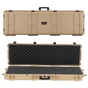 VEVOR Hard Sided Rifle Case – 52 In, IP67, 4-Layer Foam
