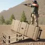 VEVOR Hard Rifle Case, Lockable Rifle Case with Pre-cut Foams, 1320 mm Gun Storage with Wheels, Heavy Duty IP67 Waterproof & Dustproof Pistol Storage Cases for Rifles, Shotguns, Airsoft Guns, Khaki