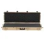 VEVOR Hard Rifle Case, Lockable Rifle Case with Pre-cut Foams, 1320 mm Gun Storage with Wheels, Heavy Duty IP67 Waterproof & Dustproof Pistol Storage Cases for Rifles, Shotguns, Airsoft Guns, Khaki