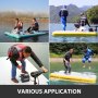 Inflatable Floating Mesa Dock Swim Deck Platform Inflatable Island- 3mx3m