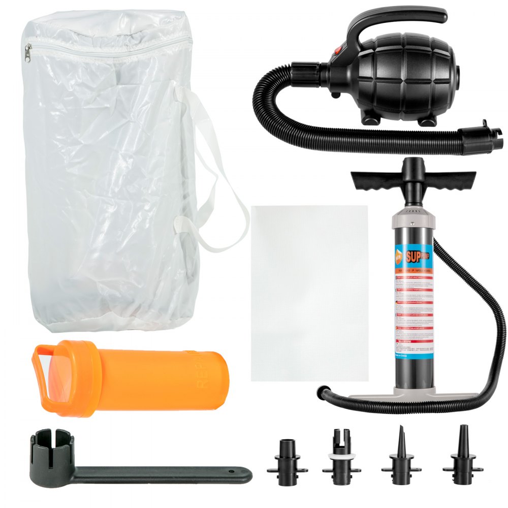 VEVOR Inflatable Floating Dock 10 x 10 ft, Inflatable Dock Platform, Inflatable Swim Platform 6 Inch Thick, Floating Dock 8-10 People, Floating Platform for Pool Beach Ocean