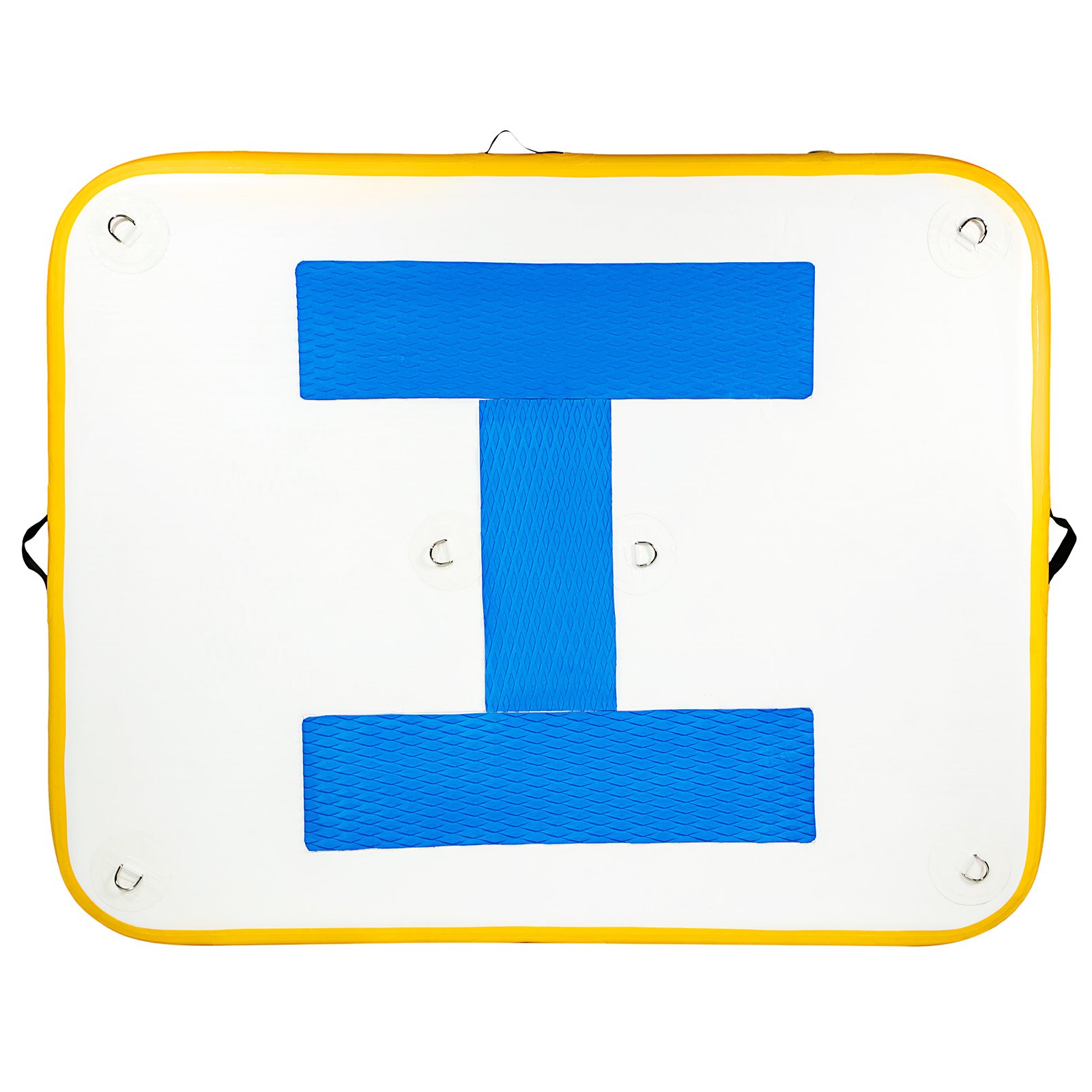 VEVOR Inflatable Floating Dock 10 x 10 ft, Inflatable Dock Platform, Inflatable Swim Platform 6 Inch Thick, Floating Dock 8-10 People, Floating Platform for Pool Beach Ocean