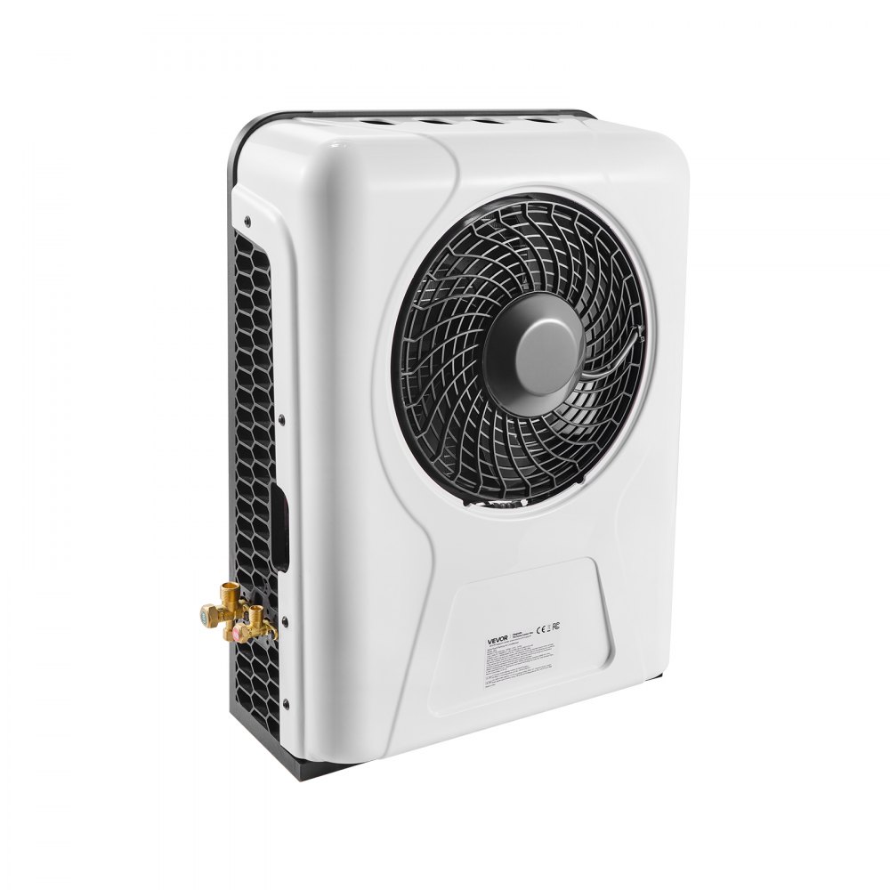 VEVOR Truck Air Conditioner, 12V 10000 BTU Mini Split AC Unit, 400 m³/h Airflow Cab Air Conditioner, Fast Cooling Low Noise for Semi Truck, Camper, Construction Vehicle, Crane, Tractor, Excavator