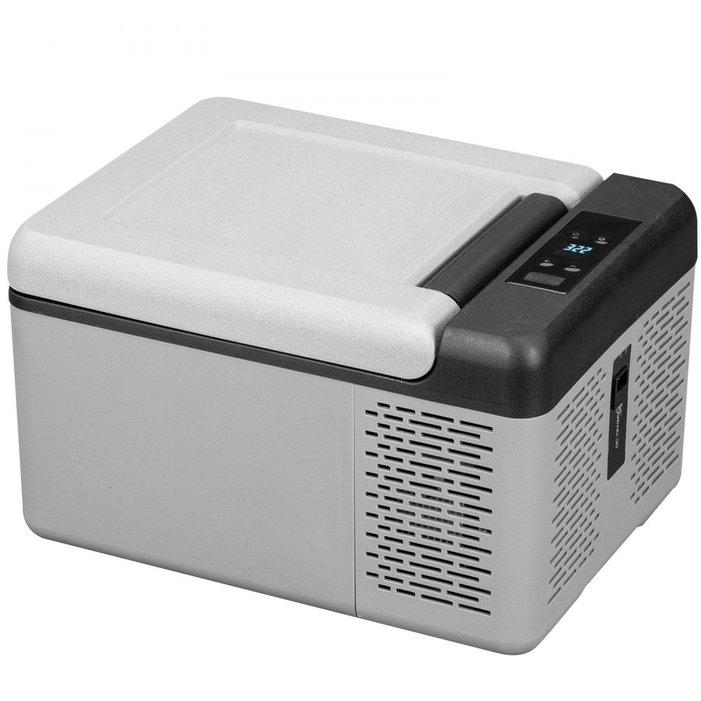 VEVOR 12 Volt Refrigerator 10 Qt, Portable Mini Freezer (-4℉~68℉) with APP Control Car Compressor Fridge Cooler 12V/24V DC and 110-220V AC For Camping, Road Trip, Travel, Outdoor and Home
