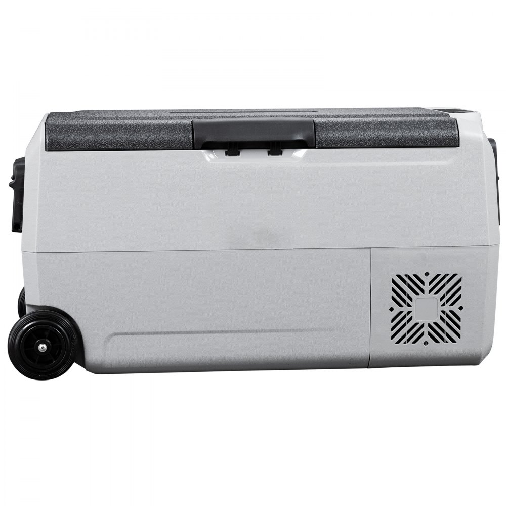 VEVOR 12 Volt Refrigerator, 38 Qt Dual Zone Car Fridge Freezer w/App Control & Wheels 12/24V DC & 110-240V AC Electric Compressor Cooler for Truck Vehicle RV Boat Outdoor & Home Use