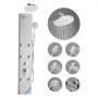 VEVOR Shower Panel Tower System Stainless Steel Column Rainfall Head Massage Jet