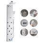 VEVOR Shower Panel Tower System Stainless Steel Column Rainfall Head Massage Jet