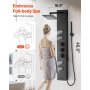 Shower Panel Tower System Stainless Steel Column Rainfall Head Massage Jet 4Mode