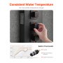 Shower Panel Tower System Stainless Steel Column Rainfall Head Massage Jet 4Mode