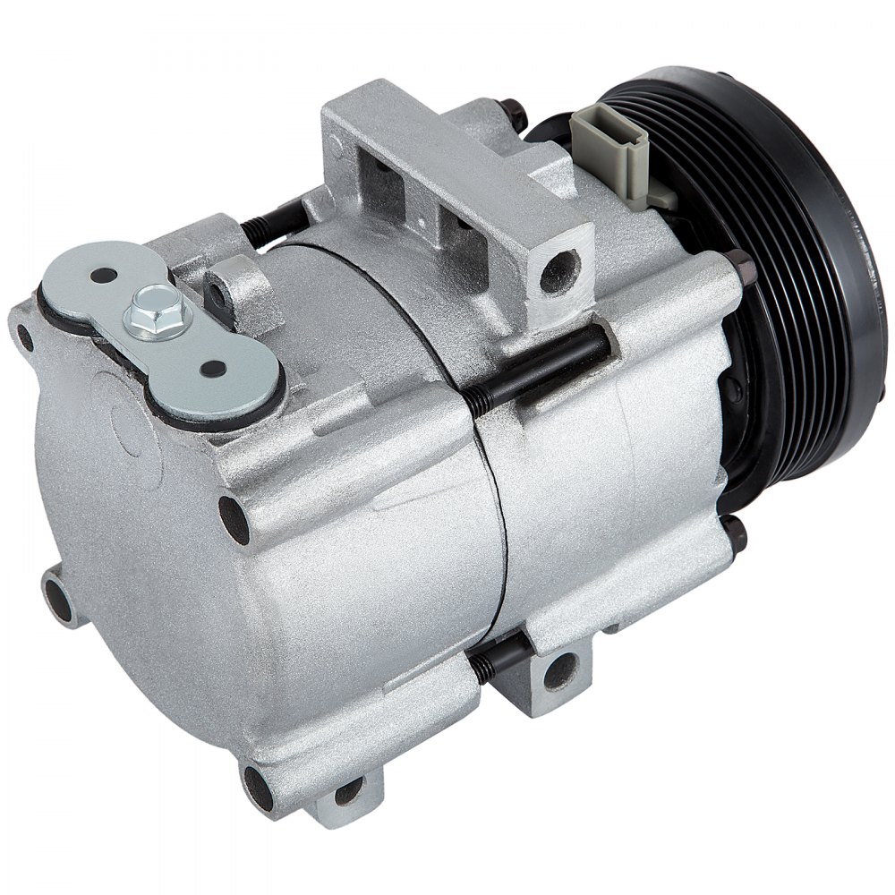 VEVOR CO 101290C (4L3Z19703AB) Univerzální kompresor klimatizace klimatizace pro 93-07 Ford Lincoln Mercury Thunderbird F150 4,2L 4,6L 5,4L 6,8L Sestava kompresoru klimatizace FS10 58129 57125 57 56