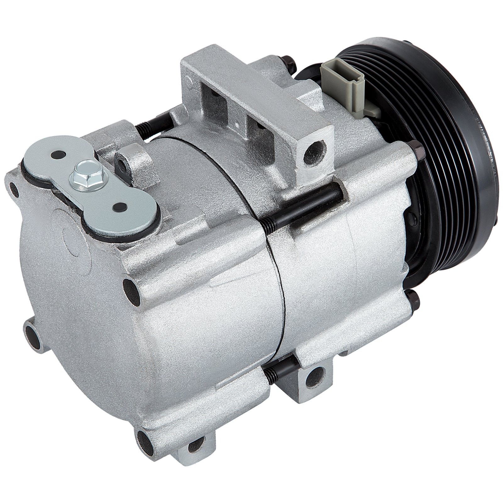 VEVOR CO 101290C (4L3Z19703AB) Univerzální kompresor klimatizace klimatizace pro 93-07 Ford Lincoln Mercury Thunderbird F150 4,2L 4,6L 5,4L 6,8L Sestava kompresoru klimatizace FS10 58129 57125 57 56