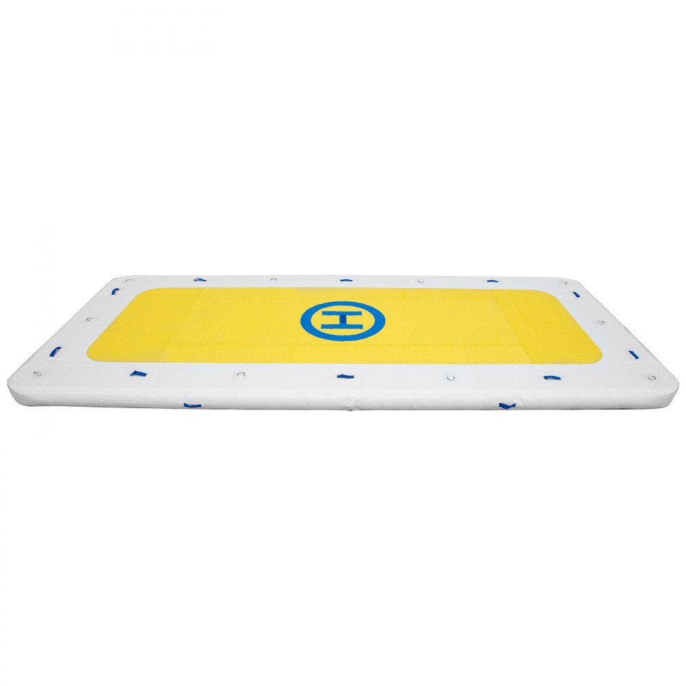 VEVOR Inflatable Dock Platform 15’x6’x6” Inflatable Dock, 10- to 12-Person Inflatable Floating Dock, Floating Platform with Electric Air Pump & Hand Pump for Pool Beach Ocean Lake Float for Adults